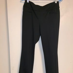Ponte pull on work pant sm petite- black